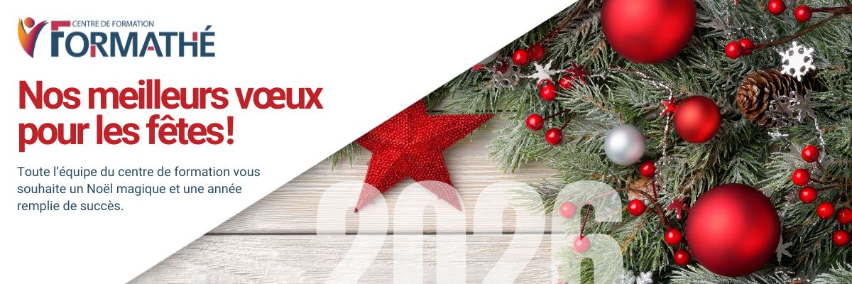 Meilleurs voeux 2026 - Centre Formathé asbl